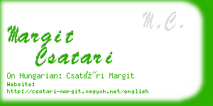 margit csatari business card